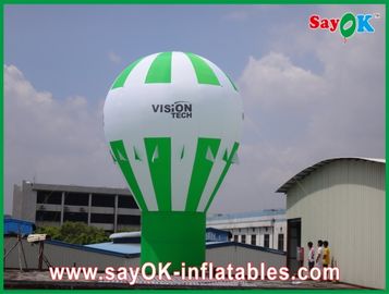 Πράσινο επίγειας διαφήμισης μπαλονιών σχέδιο ουράνιων τόξων προϊόντων συνήθειας διογκώσιμο