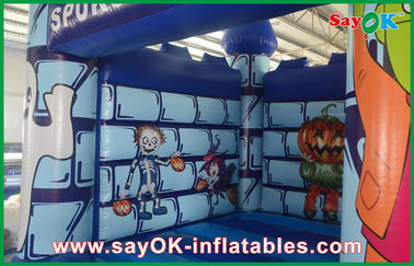 Ανθεκτικό PVC φουσκωτό αναπηδικό κάστρο διασκεδαστικό Halloween κολοκύθα για παιδιά αναπηδικά ενοικίαση