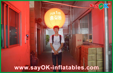 Οδηγημένη διογκώσιμη Χριστουγέννων διακοσμήσεων σακιδίων πλάτης Ballon σφαίρα σακιδίων πλάτης Inflable Outdoor Company γεγονότος