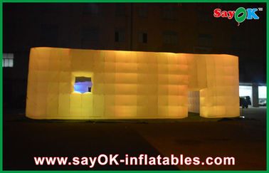 Διογκώσιμη νυχτερινών κέντρων διασκέδασης οδηγημένη cOem σκηνή αέρα κύβων γιγαντιαία διογκώσιμη για τις εκθέσεις, 14 X 14m
