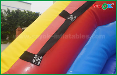 Μεγάλο φουσκωτό διαδρόμιο προώθησης Custom Double Giant Bouncy Slide Jump και φουσκωτό πάρκο υδάτινων διαδρόμων