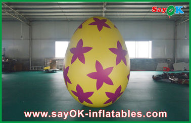 διογκώσιμα αυγά κόμματος διαφήμισης αυγών PVC Πάσχα διακοσμήσεων διακοπών 6m διογκώσιμα για τα σκηνικά στηρίγματα
