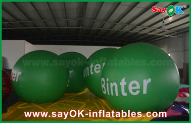 μπαλόνι ηλίου 2.5m πράσινο γιγαντιαίο διογκώσιμο οδηγημένο για τη διαφήμιση