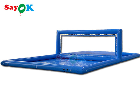 Αθλητισμός για ενήλικες Γίγαντας φουσκωτό γήπεδο βόλεϊ πισίνα με δίχτυ μετάξι εκτύπωση φουσκωτά νερά παιχνίδια για παιδιά