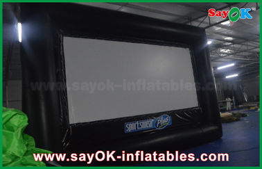 6 X 3.5m Pvc / Oxford Cloth Protable  Film Inflatable Movie Screen for Rental