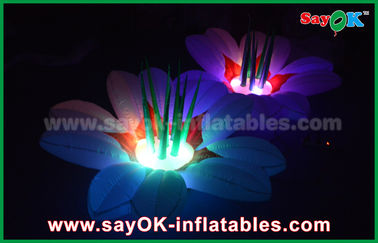 1.5m νάυλον λουλούδι διακοσμήσεων φωτισμού υφασμάτων διογκώσιμο πολύχρωμο για το Κόμμα