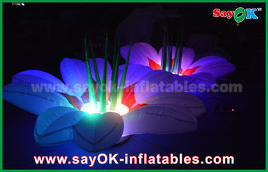 Γαμήλιων σταδίων διακοσμήσεων διογκώσιμα φωτισμού λουλουδιών λουλούδια σκηνικού διακοσμήσεων φεστιβάλ Inflable μουσικά