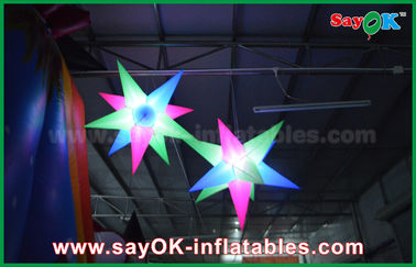Colorized της Οξφόρδης οδηγημένο διακόσμηση ανάβοντας αστέρι φωτισμού υφασμάτων διογκώσιμο για το κόμμα