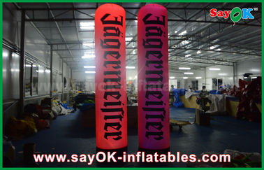 Διαφήμιση του διογκώσιμου μπαλονιού στυλοβατών/στηλών φωτισμού με την εκτύπωση λογότυπων