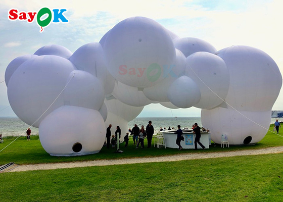 Εκδήλωση PVC προσαρμοσμένα μπαλόνια σε σχήμα σύννεφου με ψηφιακή εκτύπωση δύο όψεων