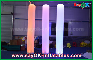3m ψηλή νάυλον μορφή στυλοβατών διακοσμήσεων φωτισμού υφασμάτων διογκώσιμη για τη διαφήμιση