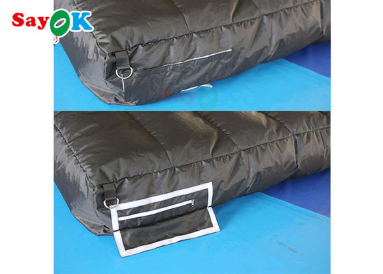 Φουσκωτό γκαζόν μαύρη φουσκωτή σήραγγα σκηνή πολλαπλής λειτουργίας για εκθέσεις δραστηριοτήτων