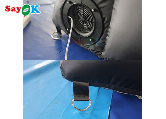 Φουσκωτό γκαζόν μαύρη φουσκωτή σήραγγα σκηνή πολλαπλής λειτουργίας για εκθέσεις δραστηριοτήτων