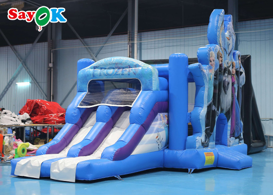 New children's ice and snow main picture climbing bandidoplasty inflatable slide castle bouncing jumps for sale
