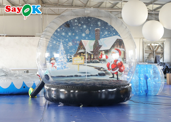 Χριστουγεννιάτικο Ανθρώπινο Μέγεθος Γιγαντιαίο φουσκωτό Snow Globe Διαφανές Globe Ball Photo Booth