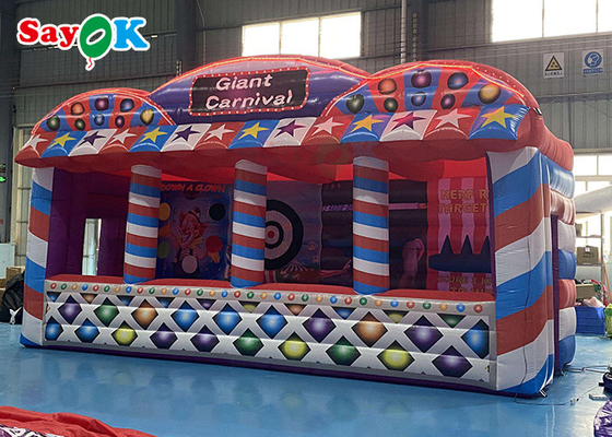 Carnival Party Εμπορική φουσκωτή σκηνή αέρα για παιδιά Blow Up Game Booth