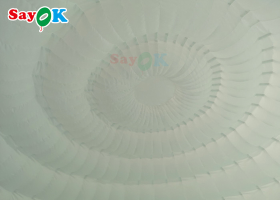 Εξωτερική φουσκωτή σκηνή 6x5x3,2m Καθαρά λευκή φουσκωτή σκηνή θόλος με φώτα LED