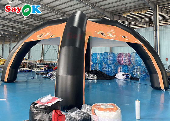 Οικογενειακή ατμοσφαιρική σκηνή Custom PVC 7x4m φουσκωτή ατμοσφαιρική σκηνή Υποστήριξη δομή Blow Up Spider Tent