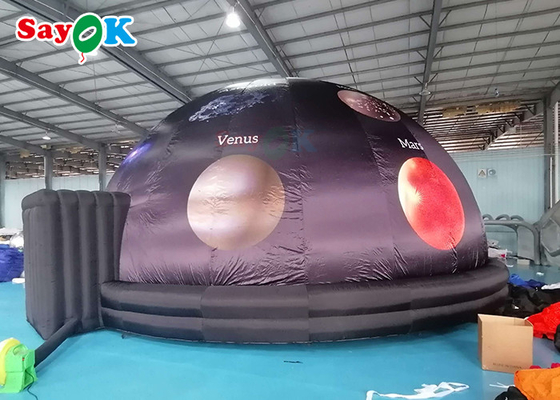 Φουσκωτό Πλανητάριο με Μαύρη Προβολή Dome Σκηνή διαμέτρου 5m For Science Dispaly