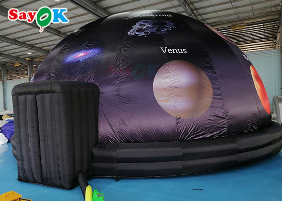 Φουσκωτό Πλανητάριο με Μαύρη Προβολή Dome Σκηνή διαμέτρου 5m For Science Dispaly
