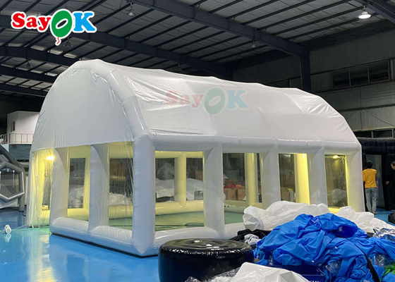 Πιεστική σκηνή 0,55mm PVC Πιεστική σκηνή αέρα Διαφανής αεροστεγός θόλος για κάλυψη πισίνας