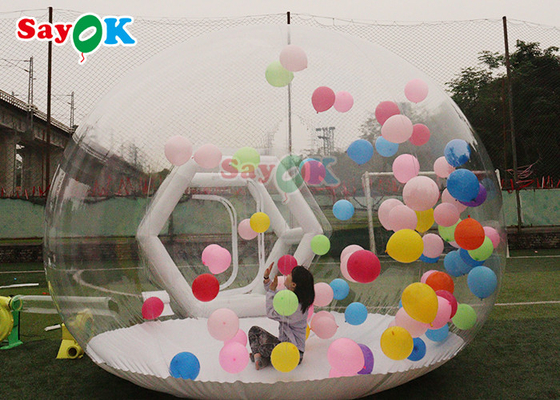 Παιδικό πάρτι Clear Igloo Dome Φουσκωτό Φουσκωτό Σκηνή Ενοικίαση Κρυστάλλινο Φουσκωτό Φουσκωτό Σπίτι με μπαλόνια