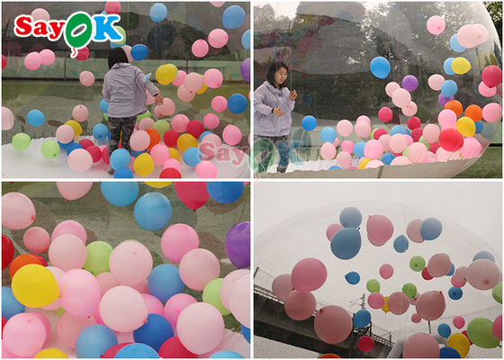 Παιδικό πάρτι Clear Igloo Dome Φουσκωτό Φουσκωτό Σκηνή Ενοικίαση Κρυστάλλινο Φουσκωτό Φουσκωτό Σπίτι με μπαλόνια