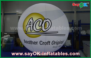 αεροστεγή διογκώσιμα επίγεια μπαλόνια PVC 0.2mm αδιάβροχα με την τυπωμένη ύλη λογότυπων