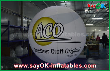 αεροστεγή διογκώσιμα επίγεια μπαλόνια PVC 0.2mm αδιάβροχα με την τυπωμένη ύλη λογότυπων