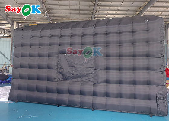 6x5x4mH Πνευματώδης Κλαμπ Τάντα Custom Μαύρο Μεγάλο Φορητό LED Φωτισμός Πνευματώδης Νυχτερινή Λέσχη ενοικίαση