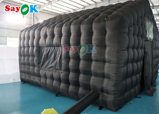 6x5x4mH Πνευματώδης Κλαμπ Τάντα Custom Μαύρο Μεγάλο Φορητό LED Φωτισμός Πνευματώδης Νυχτερινή Λέσχη ενοικίαση