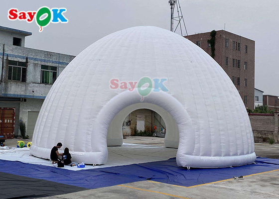 Giant Fire Proof Inflatable Dome Ten For Advertising Inflatable Igloo Dome Ten Structure