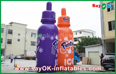 Διαφημιστικό συνήθειας διογκώσιμο μπουκάλι ποτών τροφοδοτών μωρών προϊόντων γιγαντιαίο διογκώσιμο