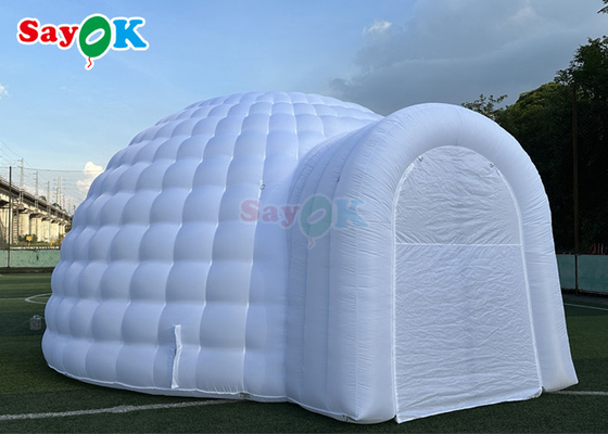Φουσκωτή σκηνή αέρα με προσαρμοσμένο φωτισμό Blow Up Igloo Dome Tent για εξωτερικούς χώρους