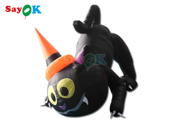 Ζώο μοντέλο καρτούν Halloween φουσκωτή μαύρη γάτα Διακόσμηση αυλής Halloween