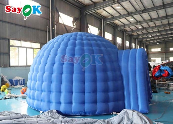 4m Tarpaulin Inflatable Igloo Dome Tent με LED Light Blower Διαφημιστικά πάρτι