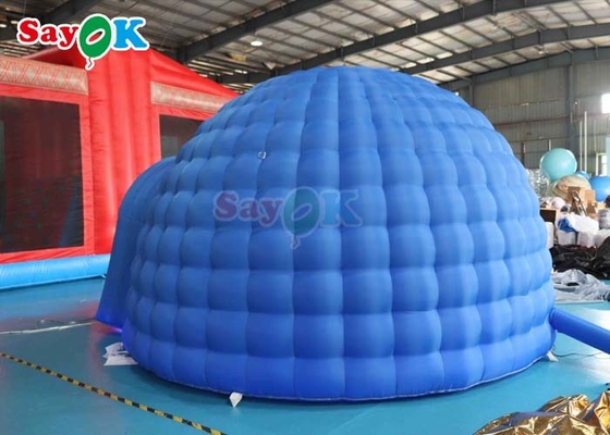 4m Tarpaulin Inflatable Igloo Dome Tent με LED Light Blower Διαφημιστικά πάρτι