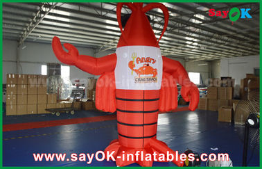 Μεγάλος κόκκινος διογκώσιμος αστακός για τη διαφήμιση της διακόσμησης/του γιγαντιαίου τεχνητού προτύπου αστακών