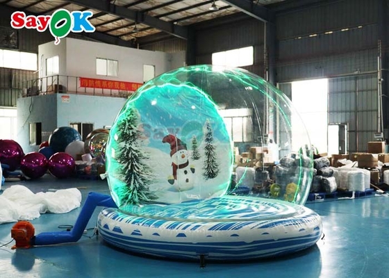 Γίγαντα φουσκωτή μπάλα του χιονιού Πάρτι φουσκωτή τρούμπα ανατινάξτε χριστουγεννιάτικη χιονοσφαίρα για το γεγονός