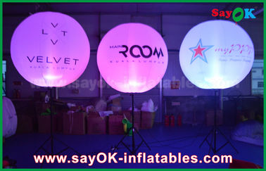 διογκώσιμη διακόσμηση φωτισμού μπαλονιών στάσεων 1.5m για τη διαφήμιση/προώθηση