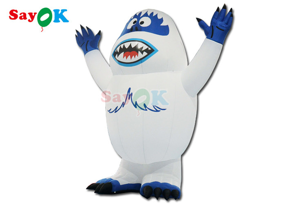 Διακοπές LED φωτισμός φουσκωτό Monster Snow Snowman Airblown Monster παιχνίδι για εξωτερική διακόσμηση