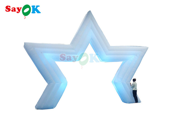 Γίγαντα φουσκωτό άξονα αστέρων LED φως φουσκωτό άξονα αστέρων για εξωτερικό διαφημιστικό πάρτι