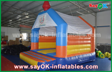 Διογκώσιμο τραμπολίνο ψευτοπαλλικαράδων αέρα μωρών, ευτυχές κάστρο bouncy λυκίσκου