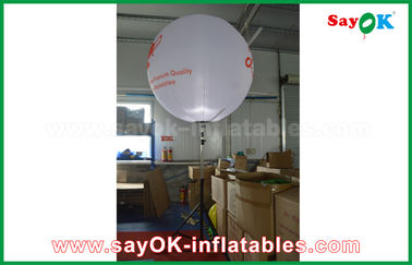 Συνήθεια 1.5m διογκώσιμη διακόσμηση φωτισμού DIA για τη διαφήμιση, μπαλόνι στάσεων με το τρίποδο