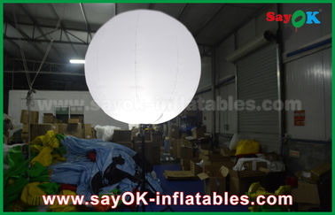 Συνήθεια 1.5m διογκώσιμη διακόσμηση φωτισμού DIA για τη διαφήμιση, μπαλόνι στάσεων με το τρίποδο