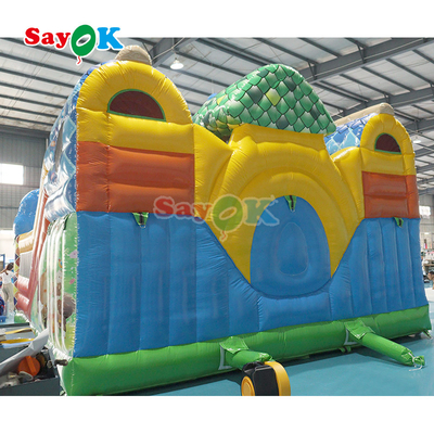 6X6X4.3MH Bounce Castle Slide Combo Όμορφη εμφάνιση Ευκολία εγκατάστασης