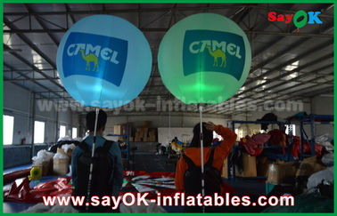 Προσαρμοσμένα Ballons περπατήματος των οδηγήσεων ελαφριά διογκώσιμα για τη διαφήμιση
