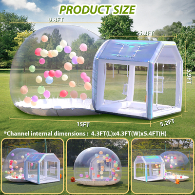 Sayok Golden Bubble Houses Φορητή Διαφανής Φουσκωτή σκηνή Bubble House για γάμο