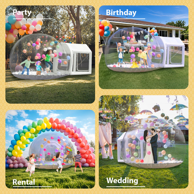 Sayok Golden Bubble Houses Φορητή Διαφανής Φουσκωτή σκηνή Bubble House για γάμο