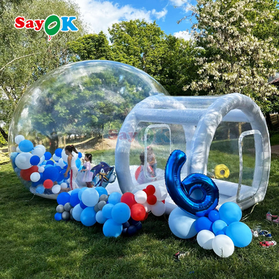 Αποθήκη 10ft Παιδιά Bubble House Διαφανές φουσκωτό πάρτι Bubble Balloon Σπίτια Θόλο